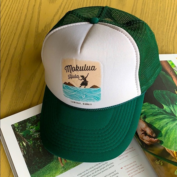 Other - Mokulua Hula snap-back trucker-style hat